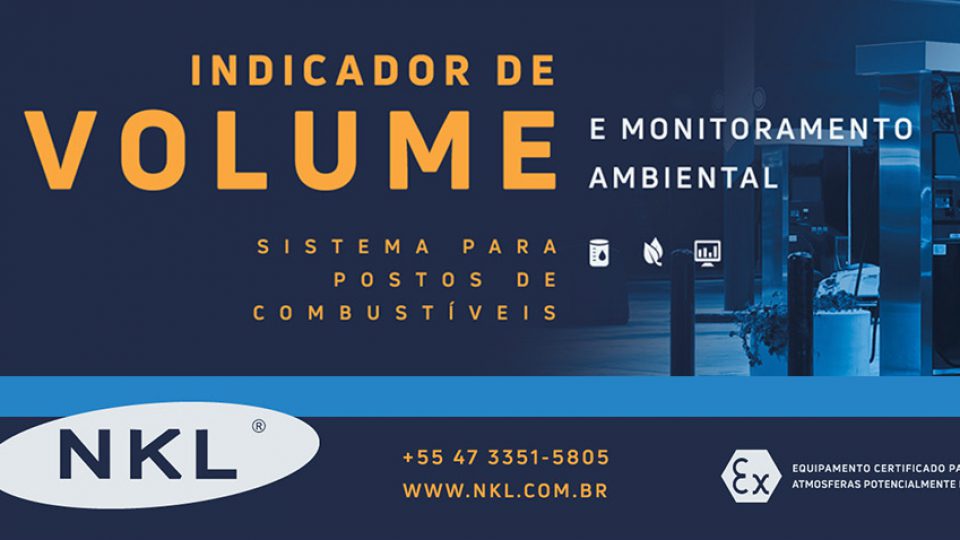 Indicador de volume e monitoramento ambiental para postos de combustíveis