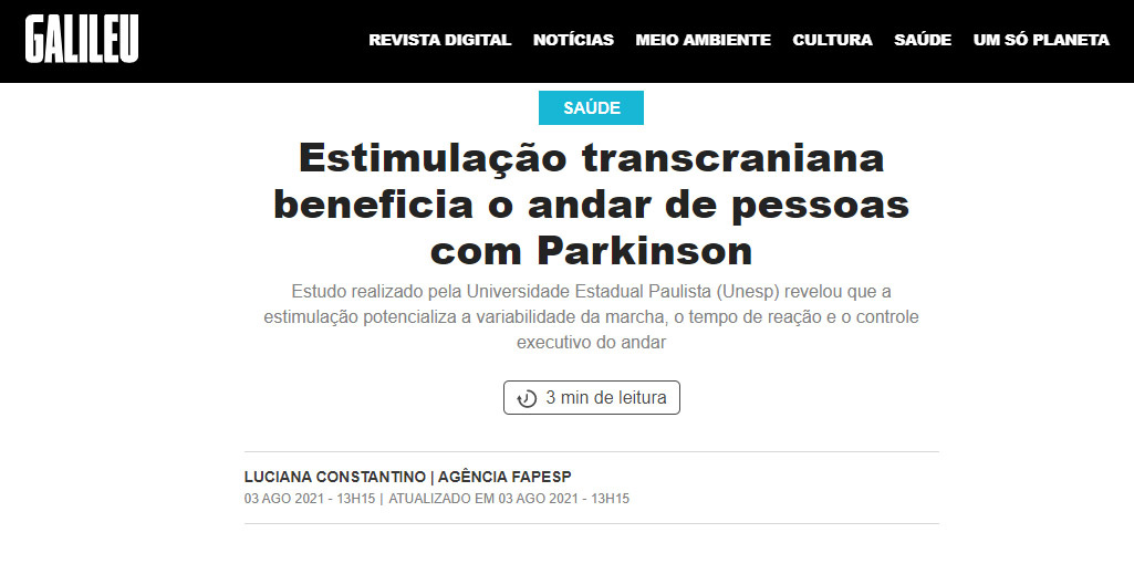 Estimulação transcraniana beneficia o andar de pessoas com Parkinson – Revista Galileu